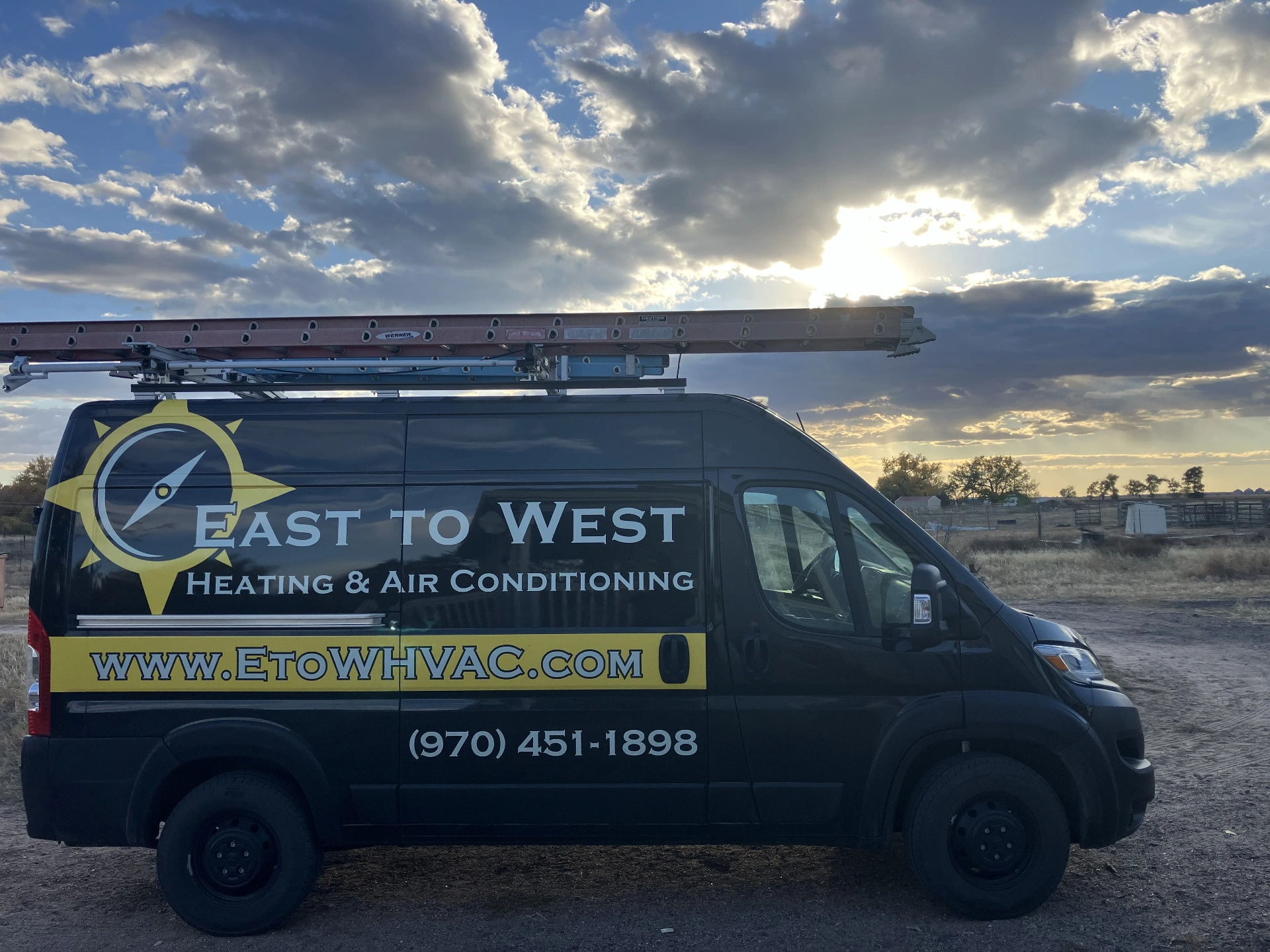 East to West Heating & Air team providing HVAC services in Northern Colorado